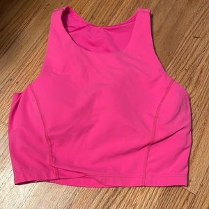 Zella hot pink workout top